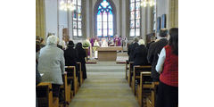 Festgottesdienst zum 50jahrigen Priesterjubiläum von Stadtpfarrer i.R. Geistlichen Rat Ulrich Trzeciok (Foto: Karl-Franz Thiede)